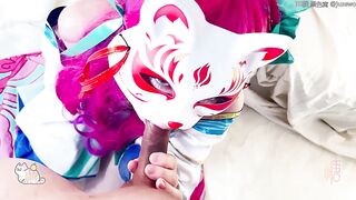 Yuzukitty OnlyFans 阿狸的神秘盲盒 九尾狐的精魄榨取