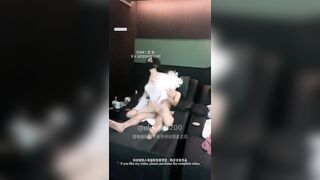 隐匿女神Song沦为包养玩物 按摩房淫交侍奉 狂艹内射女神