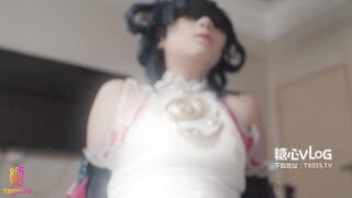 [糖心Vlog] 公孙离口穴榨精记 白虎穴猛夹肉棒内射 - 明纱悠子