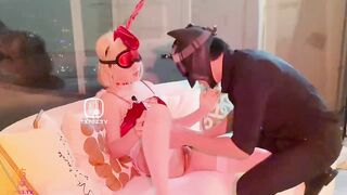 【圣诞特辑】圣诞节骚女友换上性感圣诞装来庆祝节日，好好给我享受她的肉体服务
